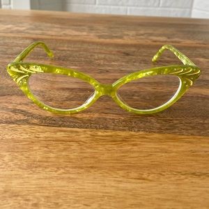 Zenni Cat-Eye Green Glasses (with prescription)